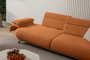 Atelier Del Sofa Sofá de 3 plazas Rojo azulejo